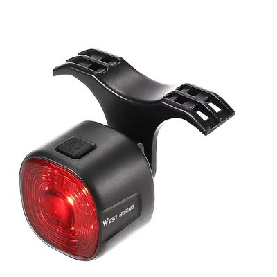 33*30*33mm WEST BIKING Đèn phanh xe đạp với đèn LED tín hiệu quay và sạc loại C