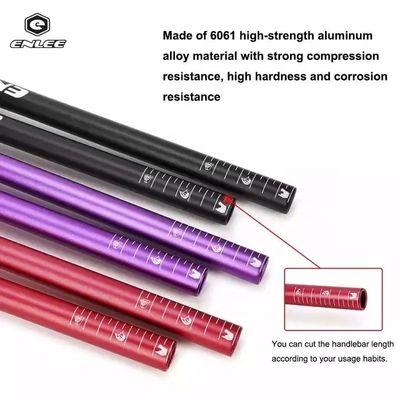 330g/353g Đồng nhôm tay lái xe đạp 31.8 * 720/780mm cho những người đam mê xe đạp núi
