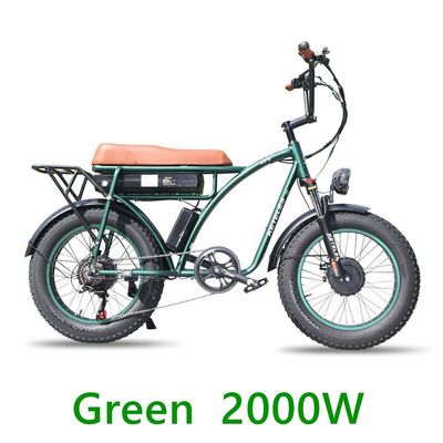 Xe đạp điện pin lithium 48V 23Ah với phanh đĩa cơ học và động cơ mạnh mẽ