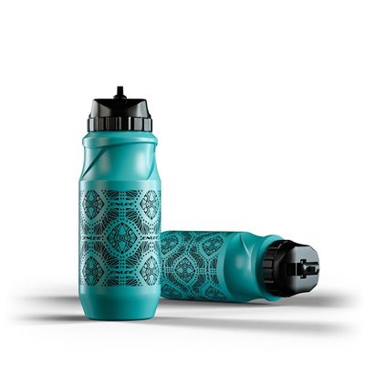 Năng lượng thực phẩm silicone đa màu chai xe đạp 215 * 80 * 80 mm Năng lượng 650ml Tập thể dục ngoài trời
