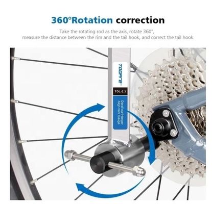 Đánh xe đạp Derailleur Hanger Corrector Chỉnh sửa Lugs Shift phía sau với thiết kế Đánh xe đạp sửa chữa công cụ