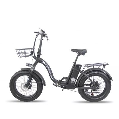 EU Stock 250W Động cơ 15AH pin lithium E-bike gấp với và 20x4.0 inch Lốp chất béo