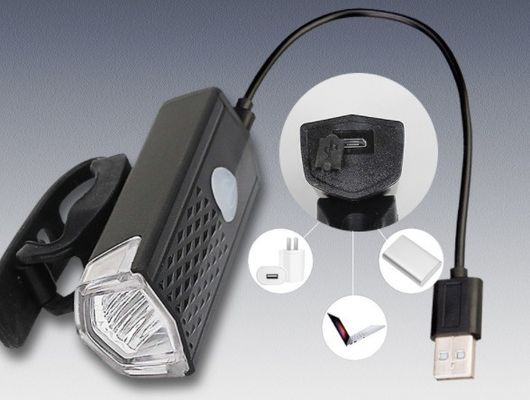 3 chế độ đèn xe đạp LED thiết lập cho 1,5-4 giờ Độ bền và pin sạc USB