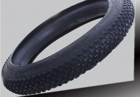 20x4.0 Snow Bike Black Fat Tire Beach Bike Lốp cao su ngoài cho 12-20inch và 2 kg