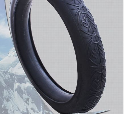 20x4.0 Snow Bike Black Fat Tire Beach Bike Lốp cao su ngoài cho 12-20inch và 2 kg