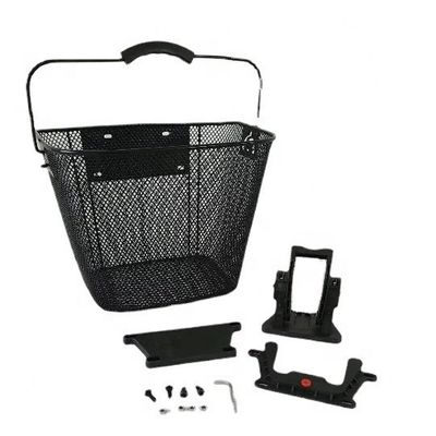 Khối lưu trữ thuận tiện cho MTB Xe đạp phổ quát Iron Basket Bike phía trước 0,95 kg