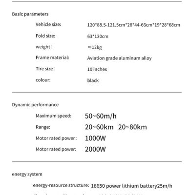 10/11 Inch 48V 60V 1000W 2000W Lượng cao tốc độ cao xe tay ga cross-country điện