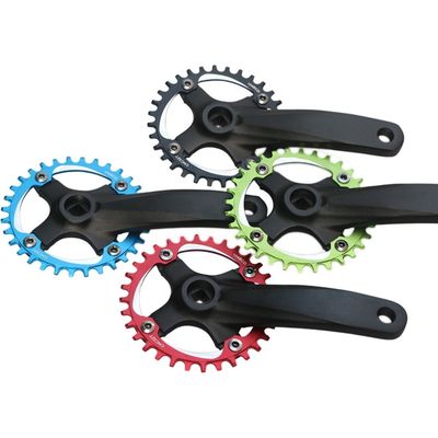 Bicycle Crankset 104BCD 152mm Crank không tích hợp / đĩa 32/34/36/38t màu đen / xanh dương / xanh lá cây / đỏ