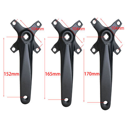 Bicycle Crankset 104BCD 152mm Crank không tích hợp / đĩa 32/34/36/38t màu đen / xanh dương / xanh lá cây / đỏ