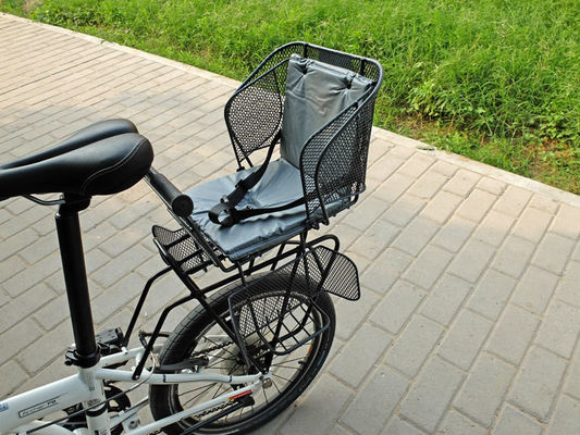 Tất cả các mùa áp dụng phong cách đơn giản ghế đằng sau xe đạp trẻ em với tay cầm và dây đai
