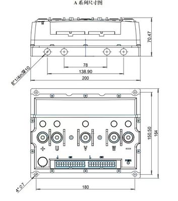 Bộ điều khiển DC không chải tốc độ 48V 27 với Bluetooth cho xe đạp lai điện 3KW-20KW