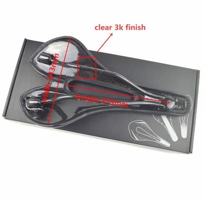 Đệm xe đạp nhẹ 139g Sợi carbon đầy đủ cho tất cả các mùa MTB ghế xe đạp đường bộ