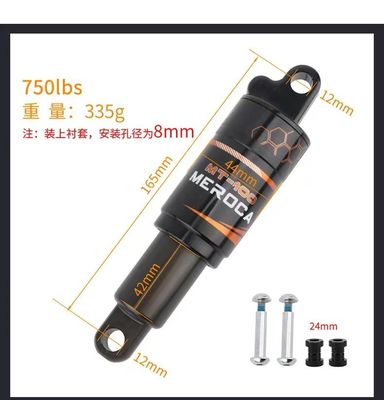 MEROCA MTB Máy hút sốc phía sau 125/150/165/190mm 750/850/1000LBS Oil Spring cho xe đạp núi