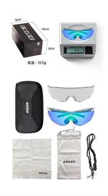 In Logo của khách hàng Unisex có thể tùy chỉnh Riml Kính đạp xe Kính thay đổi màu