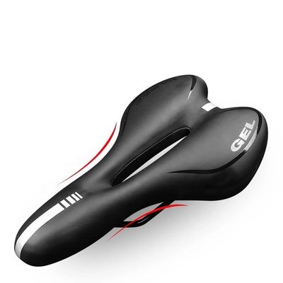 Chiếc xe đạp chống va chạm thoải mái với đệm silicone và bề mặt da PU
