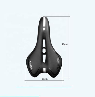 Chiếc xe đạp chống va chạm thoải mái với đệm silicone và bề mặt da PU