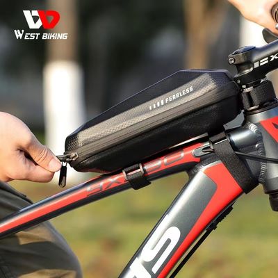 WEST BIKING 1-1.5L túi xe đạp chống nước EVA Hard Shell và 145g cho khung xe đạp đường bộ