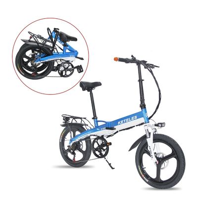 Xe đạp điện 48V 350W 10AH với khung gấp 20 inch và phạm vi 31-60km mỗi công suất