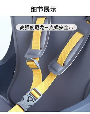 Vật liệu vỏ nhựa Không gian lớn Chiếc ghế xe đạp an toàn cho trẻ em Dễ lắp đặt cho trẻ em