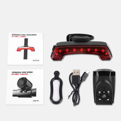 Hãy an toàn trên xe đạp của bạn với đèn sau USB thông minh và điều khiển từ xa không dây