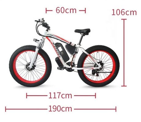 Xe đạp điện 2000W với pin lithium 21AH và lốp xe béo 26x4.0 inch trong kho EU