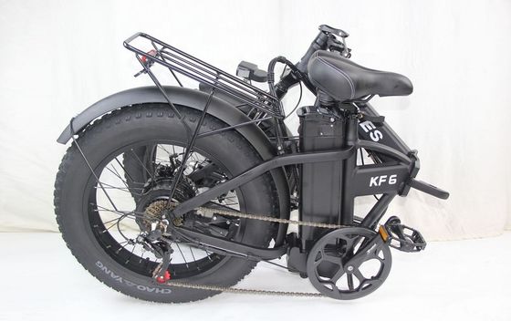 2024 trực tiếp 20x4.0 Inch Fat Lốp gấp E-bike 1000W với 7 tốc độ Gears Motor Hub phía sau