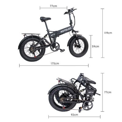 Xe đạp điện tất cả địa hình 1000W 13AH với lốp 20x4.0 inch và thời gian sạc nhanh