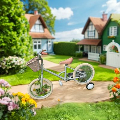 Vòng kim loại INS phong cách 16 inch Retro xe đạp trẻ em tốc độ đơn cho trẻ em từ 4-8 tuổi