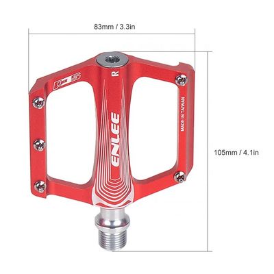 ENLEE N16 Pedal xe đạp siêu nhẹ 310g Hợp kim nhôm 3 màu sơn anodized CN GUA 2021