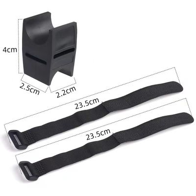 Đèn đèn pin xe đạp màu đen LED Rotation Bracket Flashlight Stand for 28-40mm Bike Light