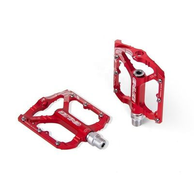 2021 ENLEE Đỏ / đen Đồng nhôm Pedal siêu nhẹ cho xe đạp đường bộ