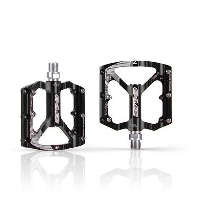 2021 ENLEE Đỏ / đen Đồng nhôm Pedal siêu nhẹ cho xe đạp đường bộ