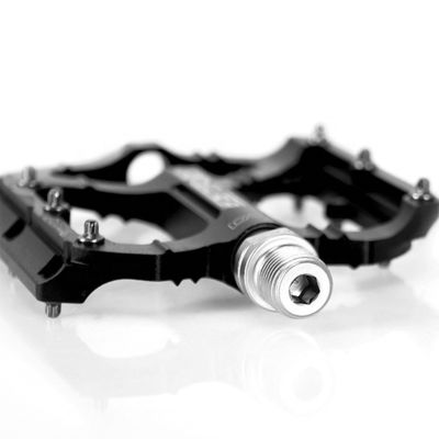 2021 ENLEE Đỏ / đen Đồng nhôm Pedal siêu nhẹ cho xe đạp đường bộ