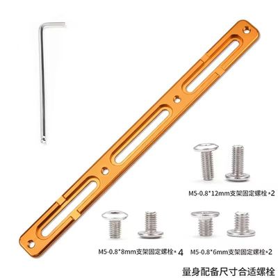 Silver Bicycle Bottle Holder Extender với Adapter chuồng chai xe đạp bằng hợp kim điều chỉnh