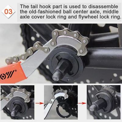 Công cụ sửa chữa xe đạp chuyên nghiệp Sợi dây chuyền bền Bánh roi và sửa chữa đệm dưới