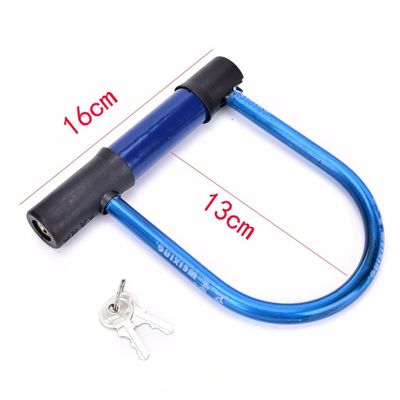 An toàn cao Đen Đỏ Xe đạp U khóa chuỗi cho xe máy Đạp xe cáp khóa JWA Ulock