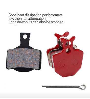BB5 BB7 Bike Disc Brake Pads Vật liệu bán kim loại để trơn tru và phanh 35x30.5mm
