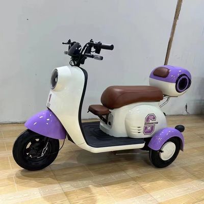 600W động cơ sức mạnh 3 bánh xe tay ga cho người lớn phía sau Hub vị trí động cơ pin tích hợp