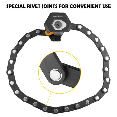Mountain Bike Đường xe đạp khóa gấp chống trộm 85cm với 3 chìa khóa kẽm hợp kim hợp kim thép