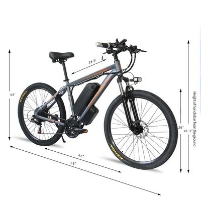 Electric Mountain Bike 26 &quot;E-Bike với pin lithium 48V 13Ah và động cơ 500W mạnh mẽ