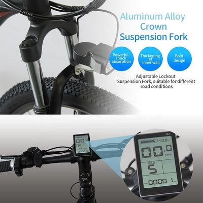 Electric Mountain Bike 26 &quot;E-Bike với pin lithium 48V 13Ah và động cơ 500W mạnh mẽ
