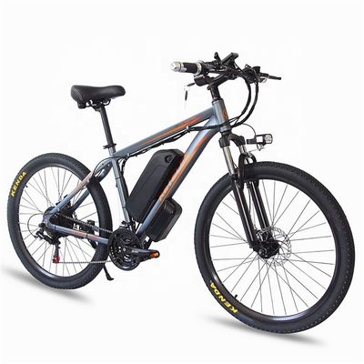1000W 17.5AH Electric Mountain Bike 26 &quot;Mountain E-bike Động cơ cột sau hợp kim nhôm