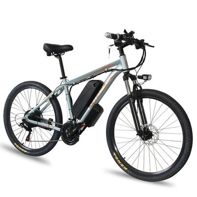 1000W 17.5AH Electric Mountain Bike 26 &quot;Mountain E-bike Động cơ cột sau hợp kim nhôm