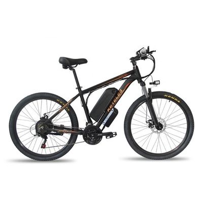 1000W 17.5AH Electric Mountain Bike 26 &quot;Mountain E-bike Động cơ cột sau hợp kim nhôm