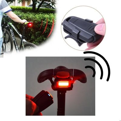 COB Nguồn ánh sáng sáng không dây điều khiển từ xa báo động chống trộm xe đạp với âm thanh 110dB