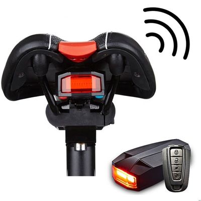COB Nguồn ánh sáng sáng không dây điều khiển từ xa báo động chống trộm xe đạp với âm thanh 110dB