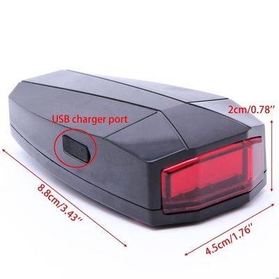 COB Nguồn ánh sáng sáng không dây điều khiển từ xa báo động chống trộm xe đạp với âm thanh 110dB