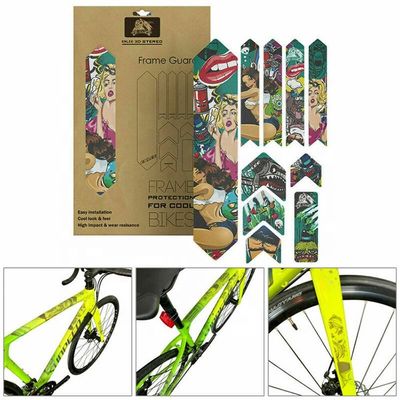 Đèn dán xe đạp PVC để bảo vệ khung MTB chống trượt và thiết kế xe đạp đường tùy chỉnh