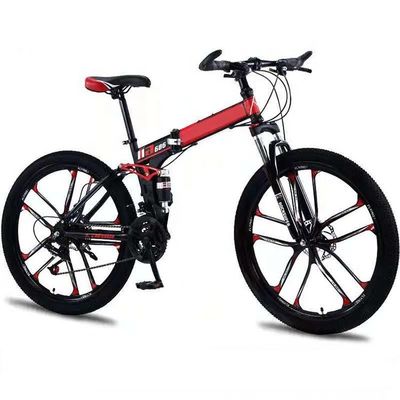 Xe đạp núi 26 inch với khung thép cacbon và bánh xe hợp kim nhôm tốc độ 21