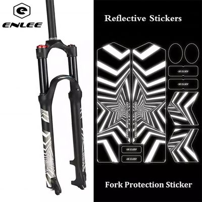 2021 ENLEE Reflective Fork Stickers MTB Road Bike/Scooter Bộ phim bảo vệ 3D phụ kiện xe đạp